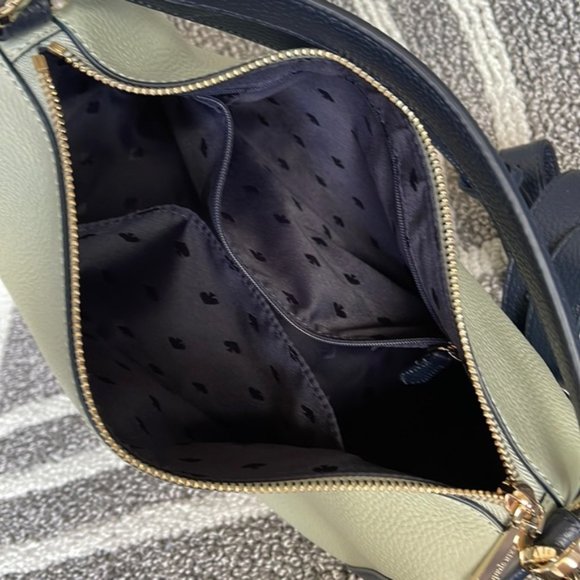 Kate Spade Pebbled Leather Crossbody Bag Light Pistachio Multi - Picture 8 of 16